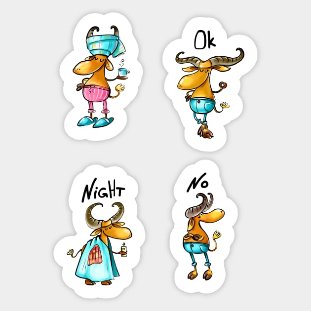 Buffalo Moods Sticker by Deja Vu Platform